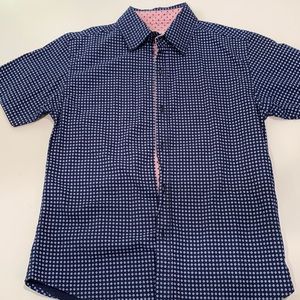 blue shirt for boy with pink